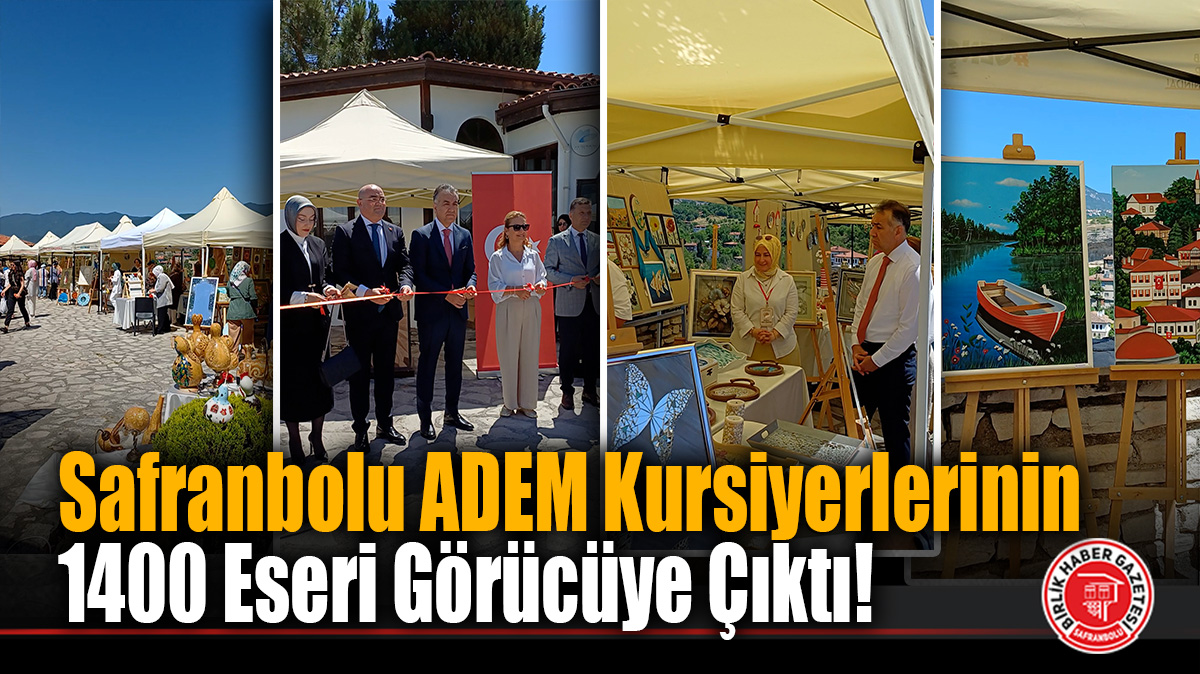 Safranbolu ADEM’in Yıl Sonu Sergisi Hıdırlık’ta Göz Kamaştırdı