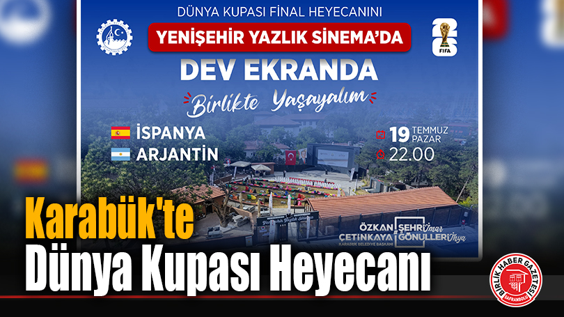 Karabük’te Dünya Kupası Heyecanı