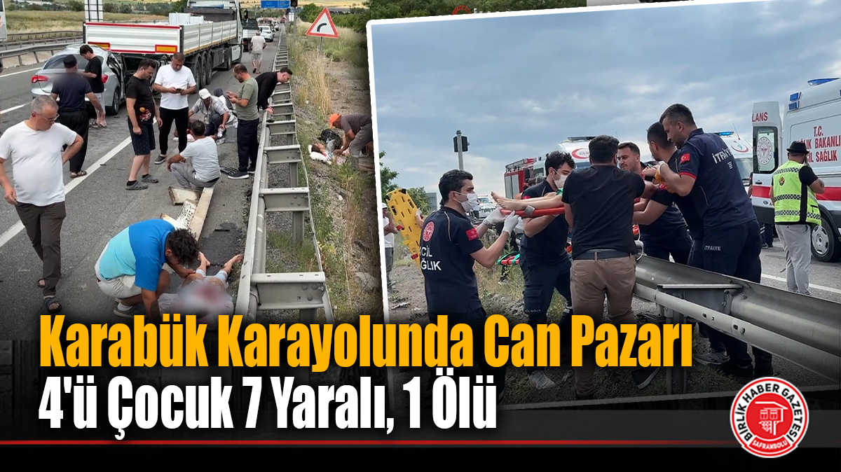 Kemikli Rampalarında Katliam Gibi Kaza: 1 Ölü, 4’ü Çocuk 7 Yaralı!