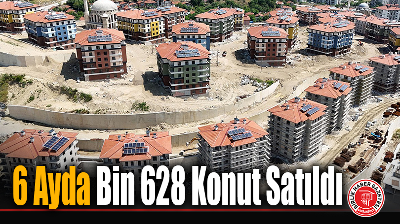 6 Ayda Bin 628 Konut Satıldı
