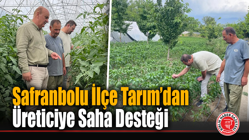 Safranbolu İlçe Tarım’dan Üreticiye Saha Desteği