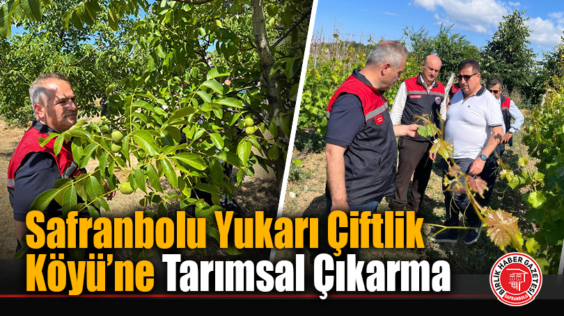 Safranbolu Yukarı Çiftlik Köyü’ne Tarımsal Çıkarma