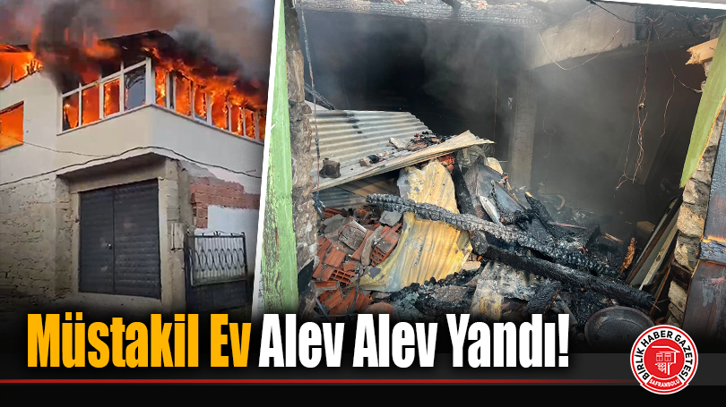 Müstakil Ev Alev Alev Yandı!
