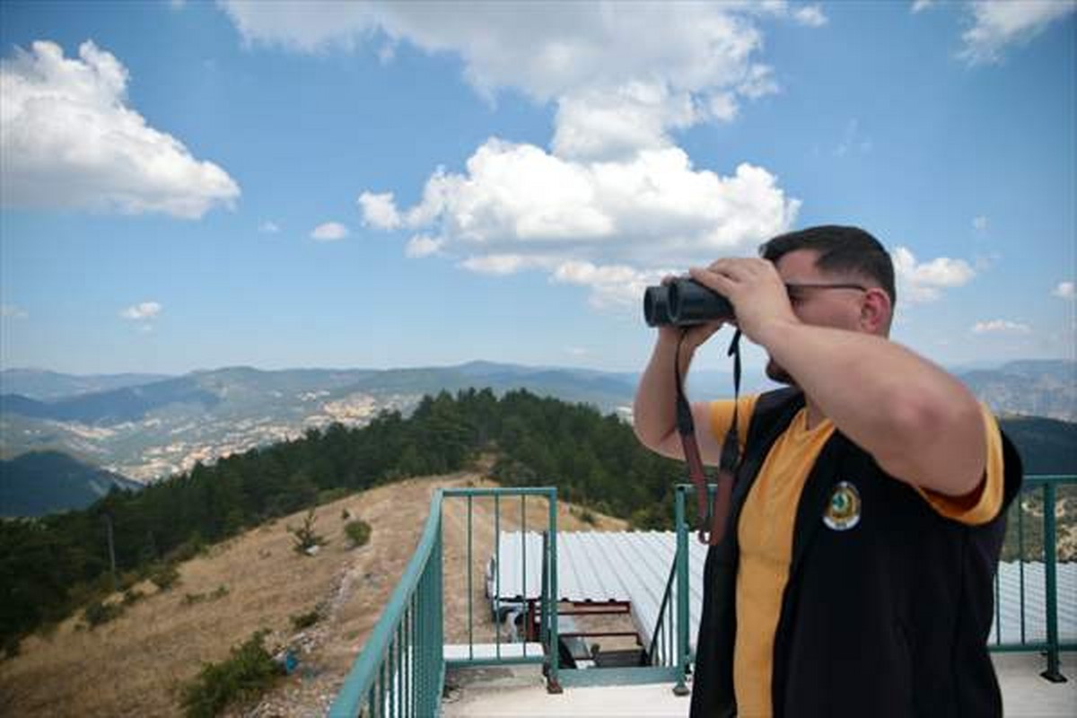 Bolu ve Düzce’de 656 bin hektar ormanlık alan 24 saat gözetim altında