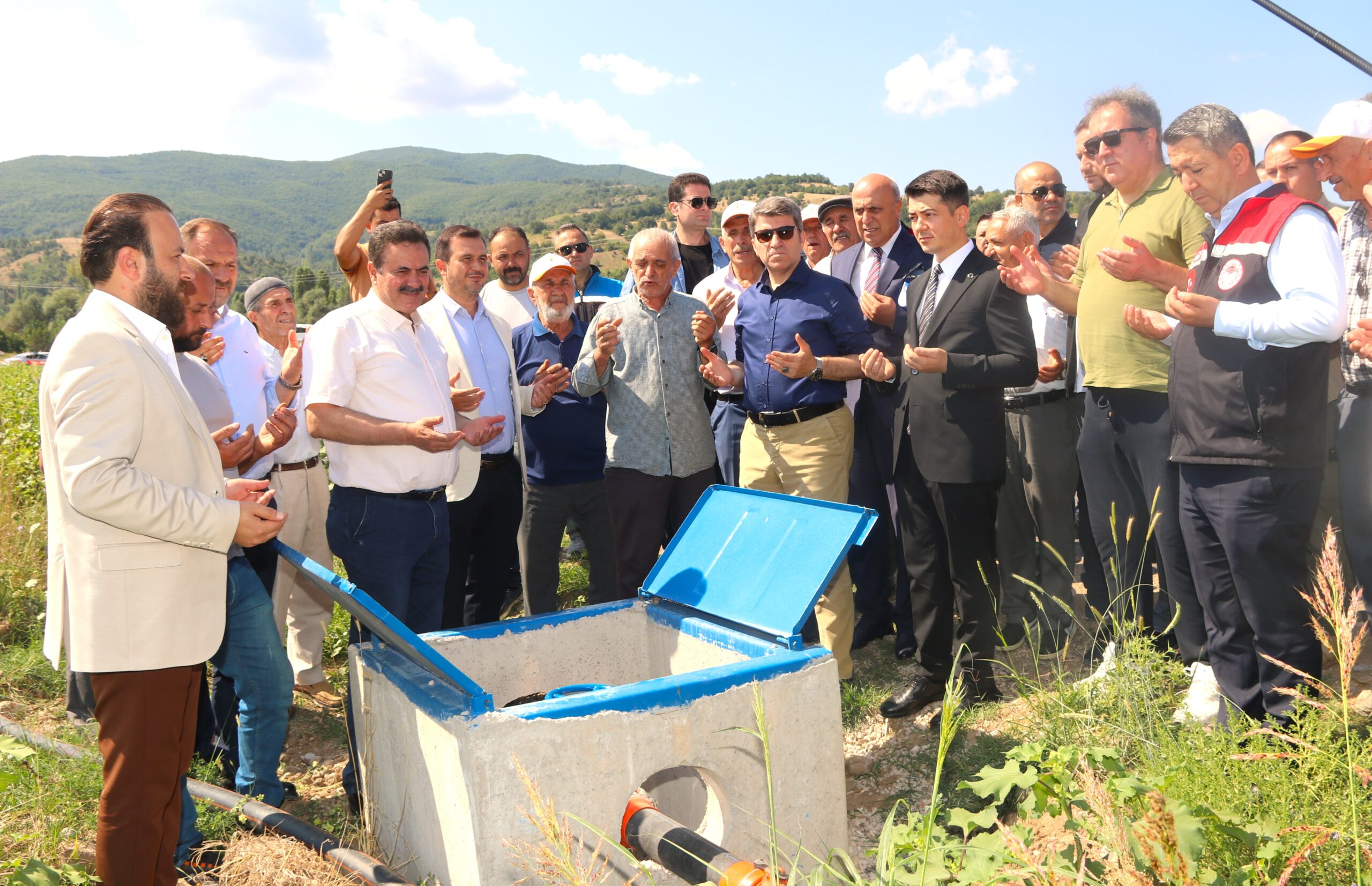 Amasya’da 3 bin dönüm tarım arazisini suyla buluşturacak tesis açıldı