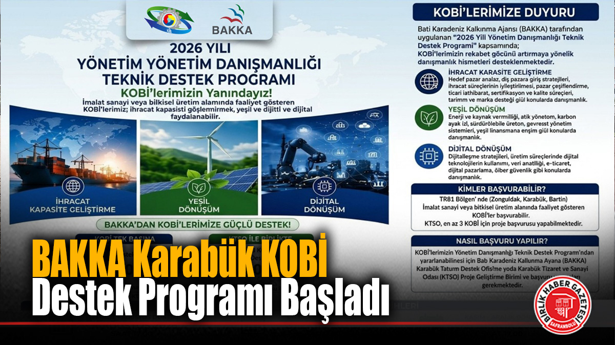 BAKKA Karabük KOBİ Destek Programı Başladı