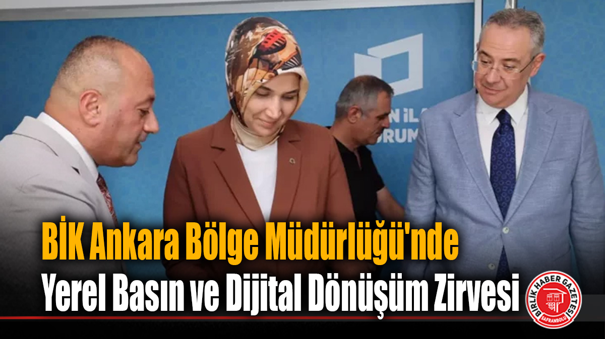 İçişleri Bakan Yardımcısı Kübra Güran Yiğitbaşı’ndan BİK Ankara Bölge Müdürlüğü’ne Ziyaret