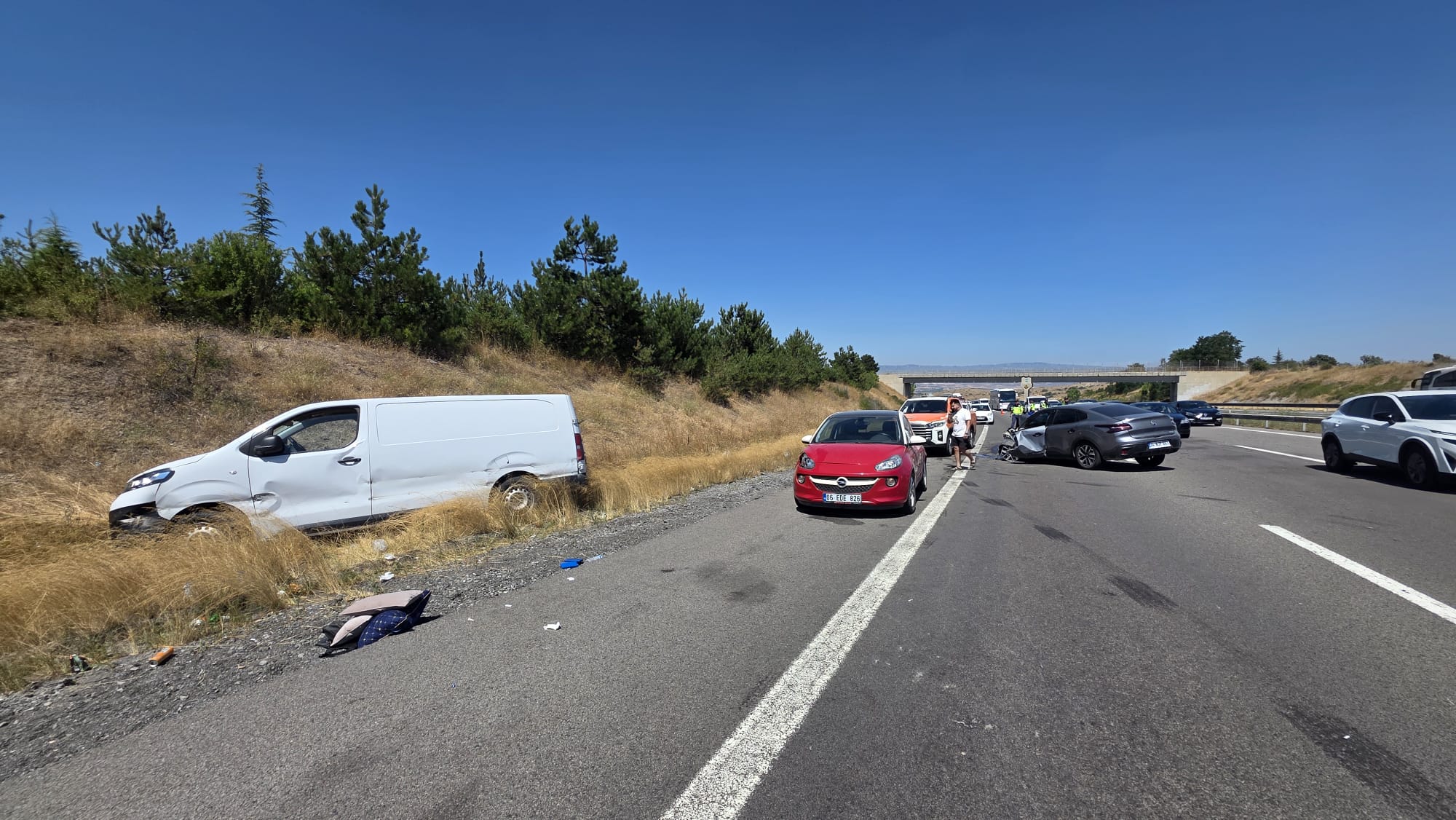 Bolu’da trafik kazasında 3 kişi yaralandı