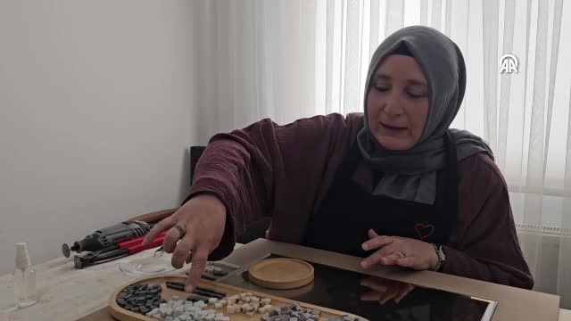 El sanatları kursunda edindiği hobiyi mesleğe dönüştürdü