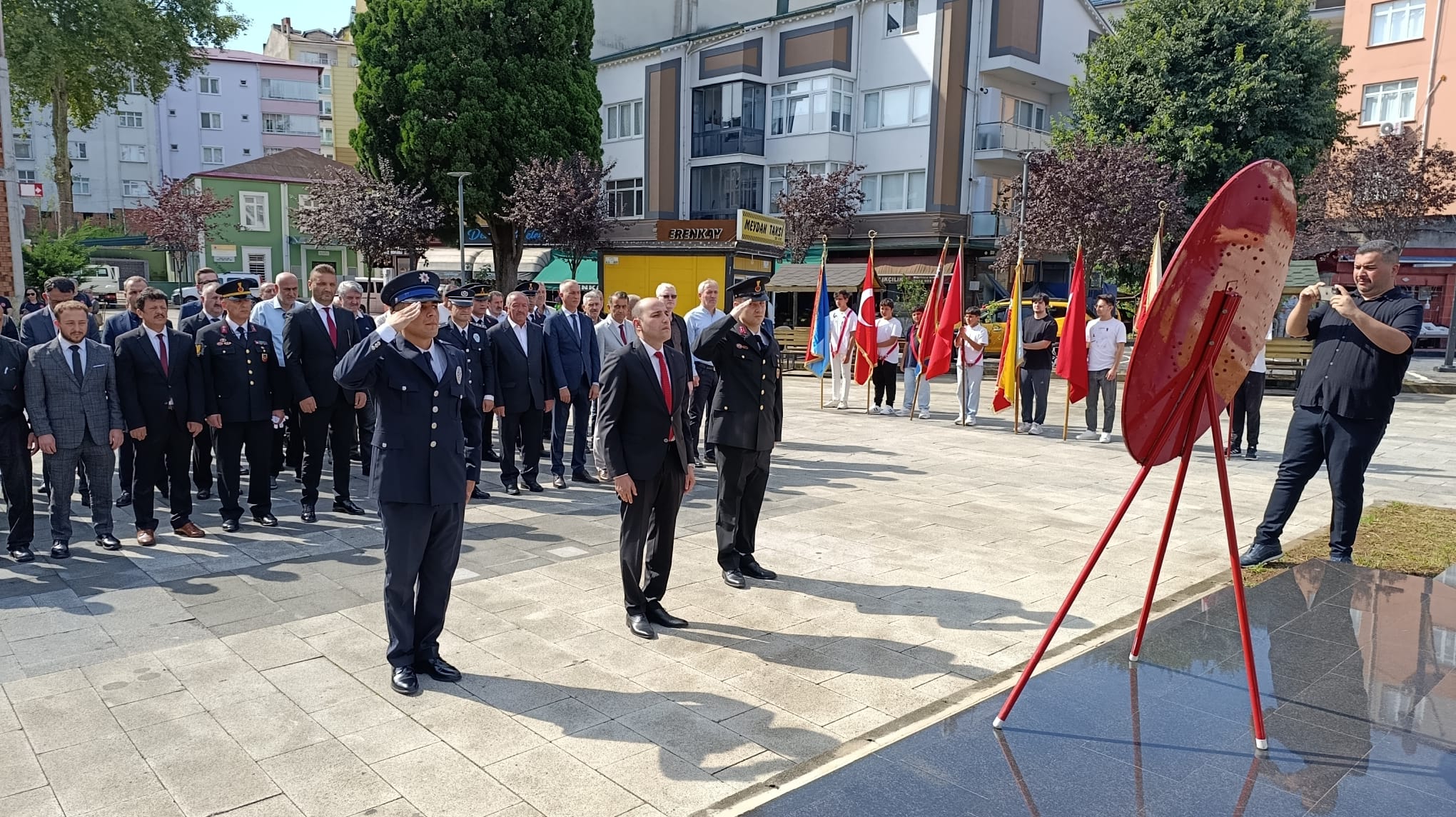 Giresun’un ilçelerinde Büyük Zafer’in 104. yılı kutlandı