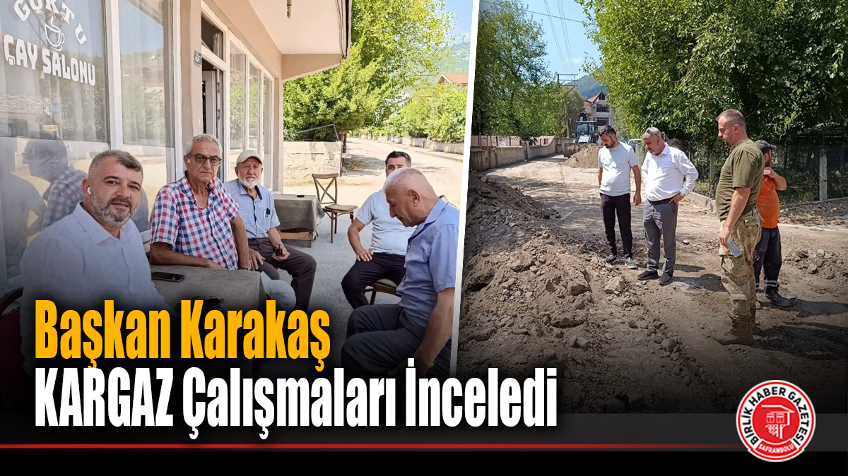 Yenice Belediye Başkanı Sertaç Karakaş Çalışmaları Yerinde İnceledi: “Hizmet Sahada, Gönüller Aynı Sofrada!”