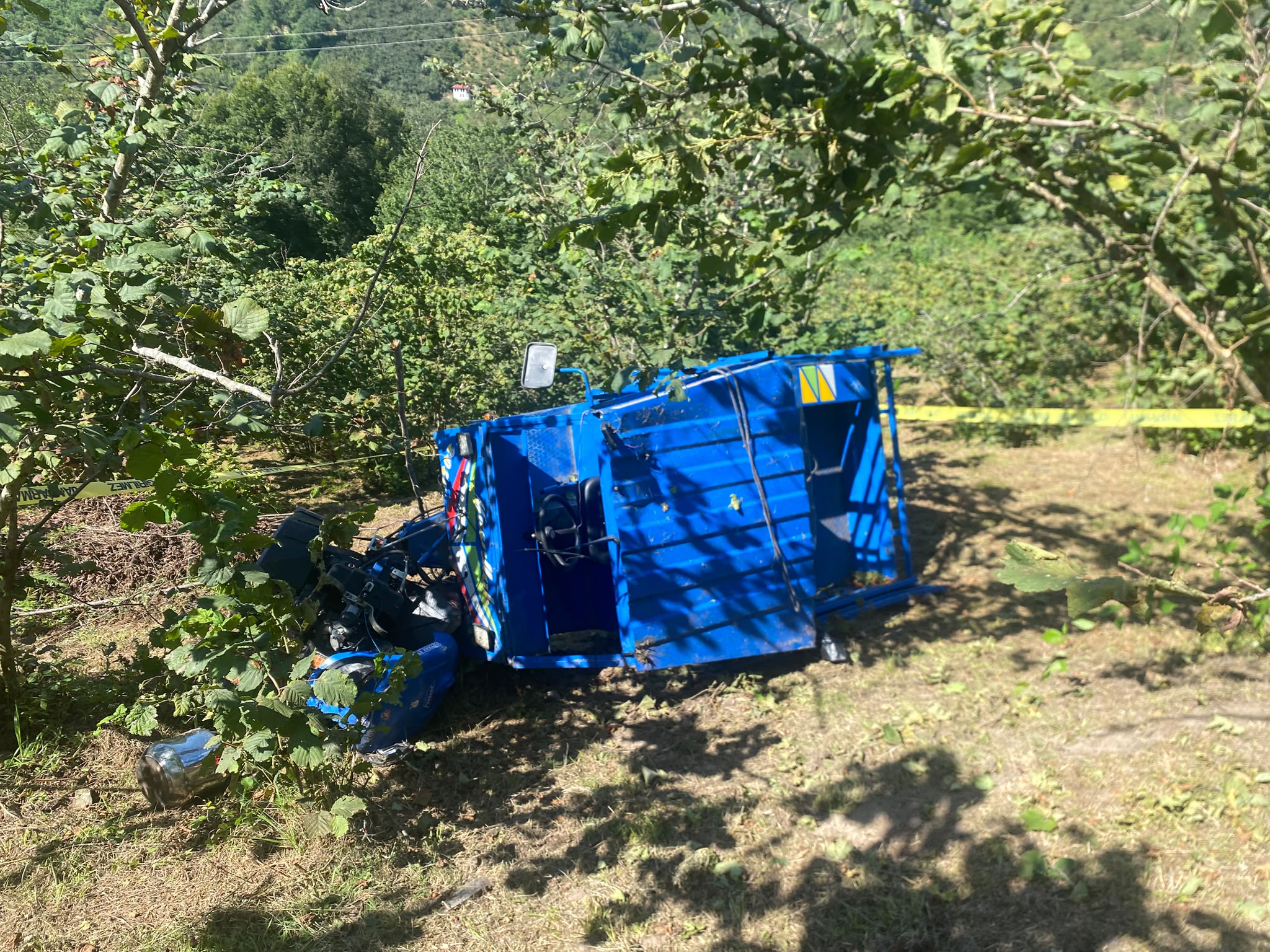 Ordu’da devrilen tarım aracındaki 2 kişi öldü, 11 kişi yaralandı