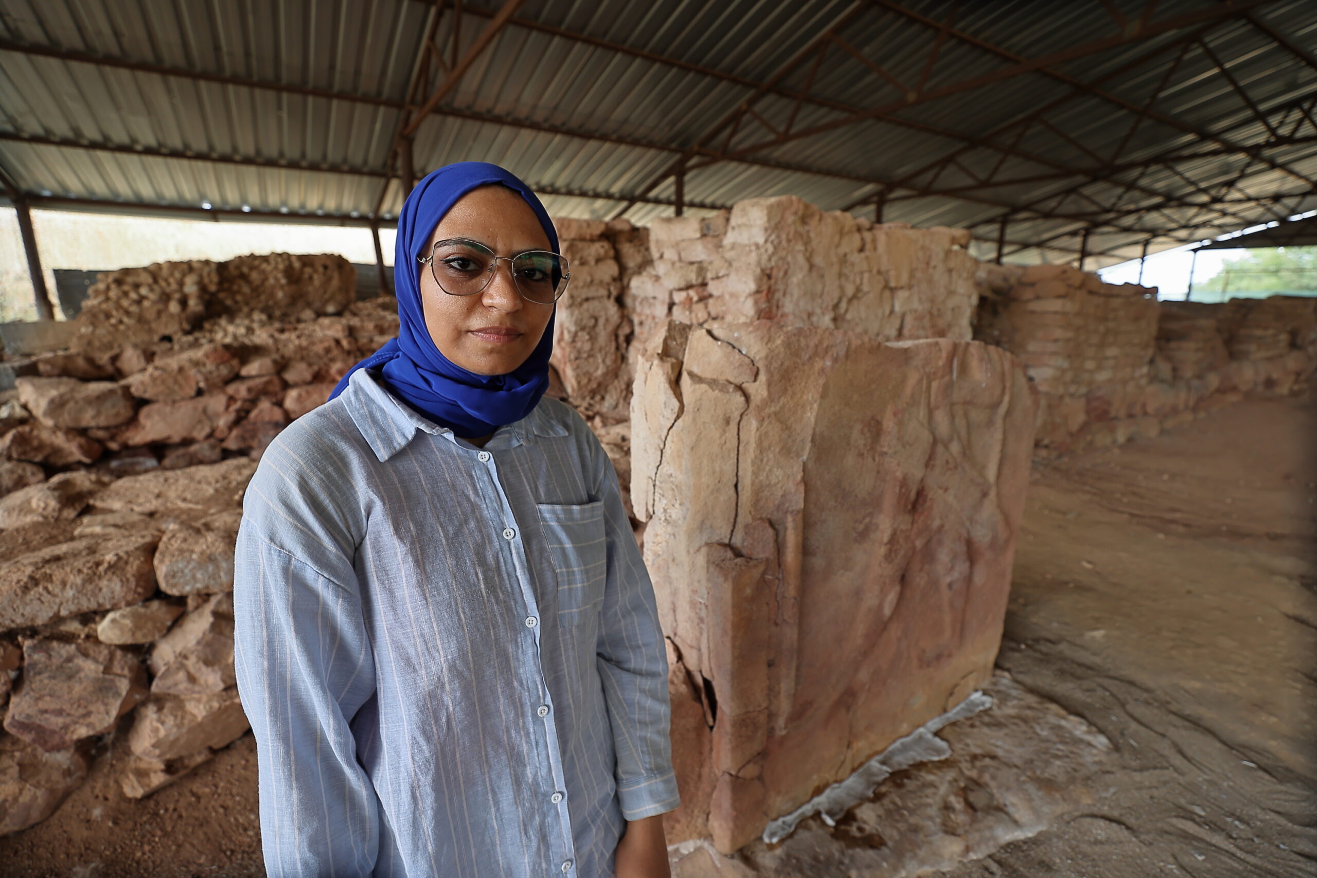 Şapinuva Antik Kenti’ndeki tarihi eserlerin onarımında Mısırlı restoratör de görev alıyor