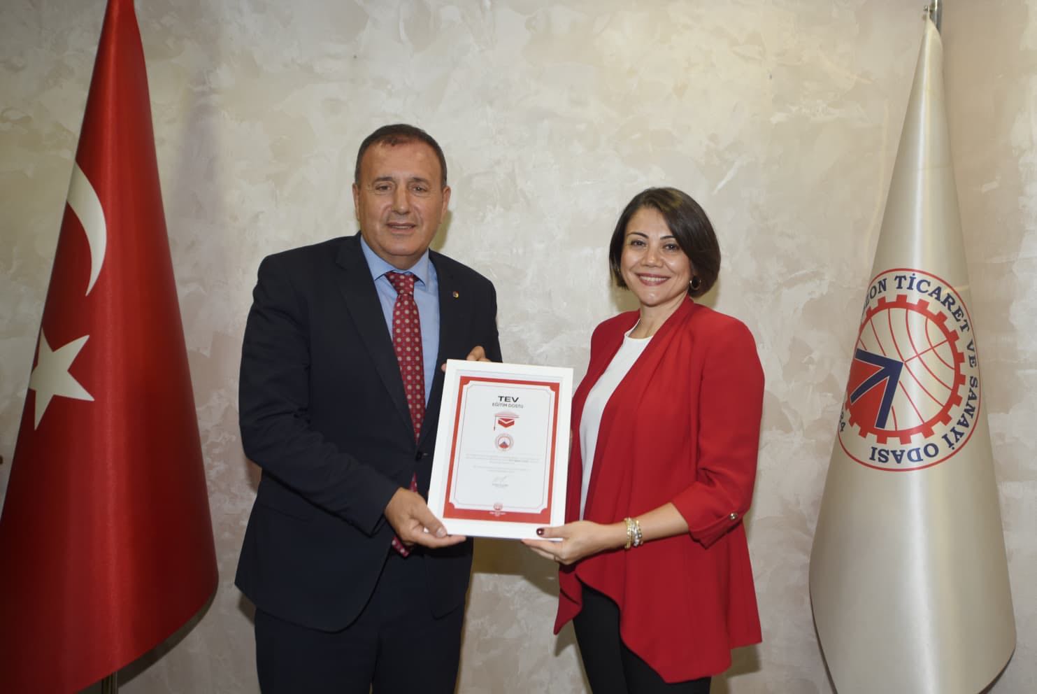 TEV Genel Müdürü Koçoğlu, TTSO’yu ziyaret etti