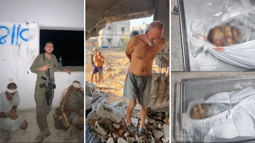 Gazze’de 3 fotoğrafla belgelenen vahşet: İsrail iki yaşlı Filistinliyi canlı kalkan yaptıktan sonra infaz etti