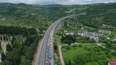 Anadolu Otoyolu Kocaeli kesimi İstanbul yönü üstyapı çalışması için trafiğe kapatılacak