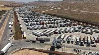 Cilvegözü Sınır Kapısı’nda inşası tamamlanan tır parkı hizmete alındı
