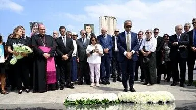 Lübnan’da Beyrut Limanı patlamasının 6. yılı dolayısıyla anma töreni düzenlendi