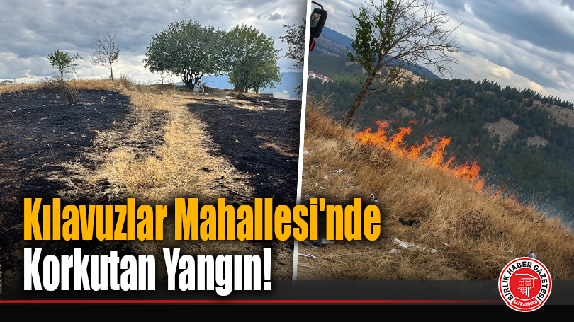 Kılavuzlar Mahallesi’nde Korkutan Yangın!