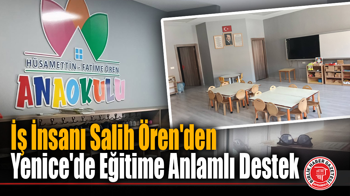 Yenice Hüsamettin Fatime Ören Anaokulu Yeni Eğitim Yılına Hazır
