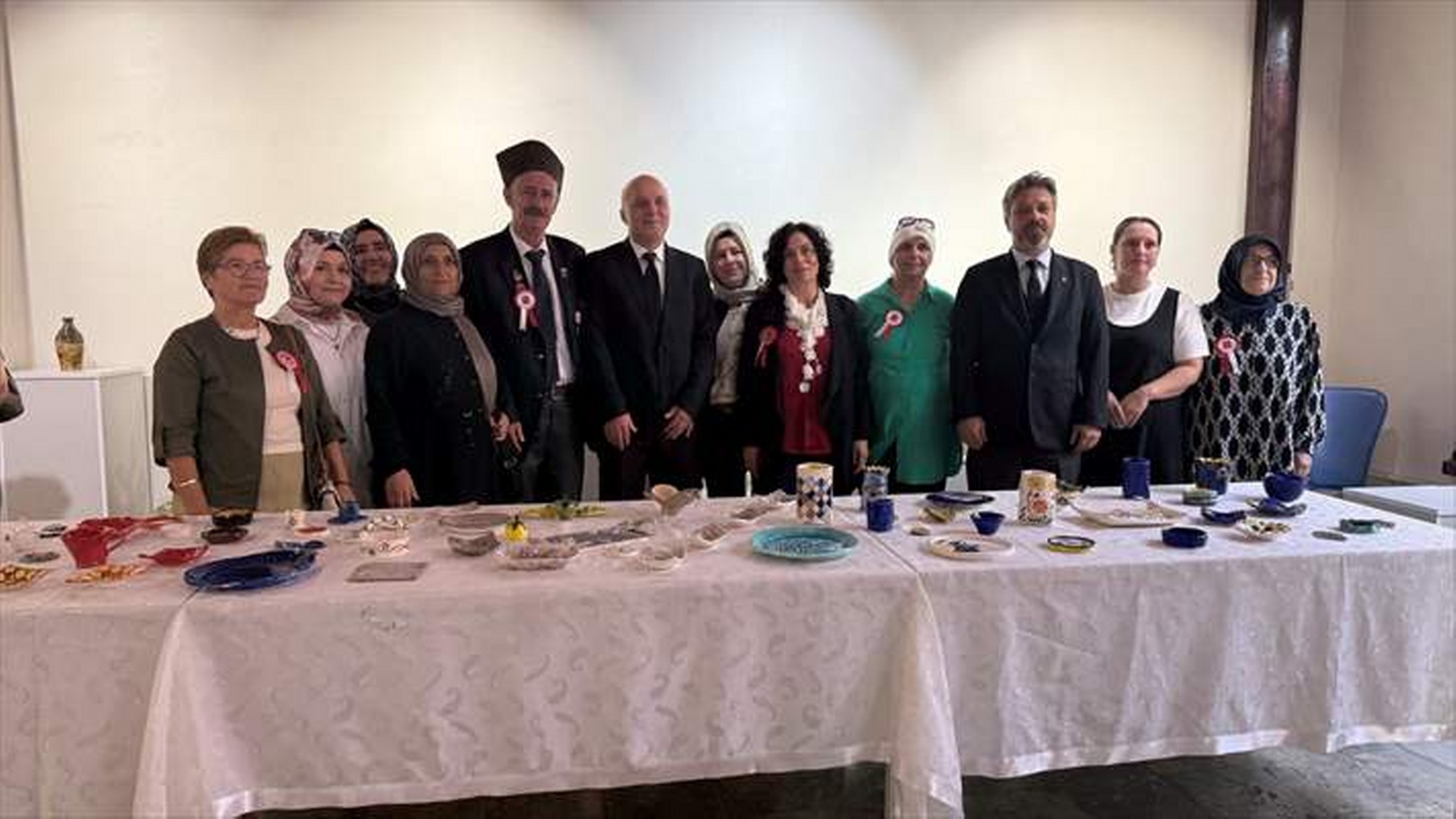 Zonguldak’ta gazi ve şehit yakınlarının yaptığı seramik ürünler sergilendi