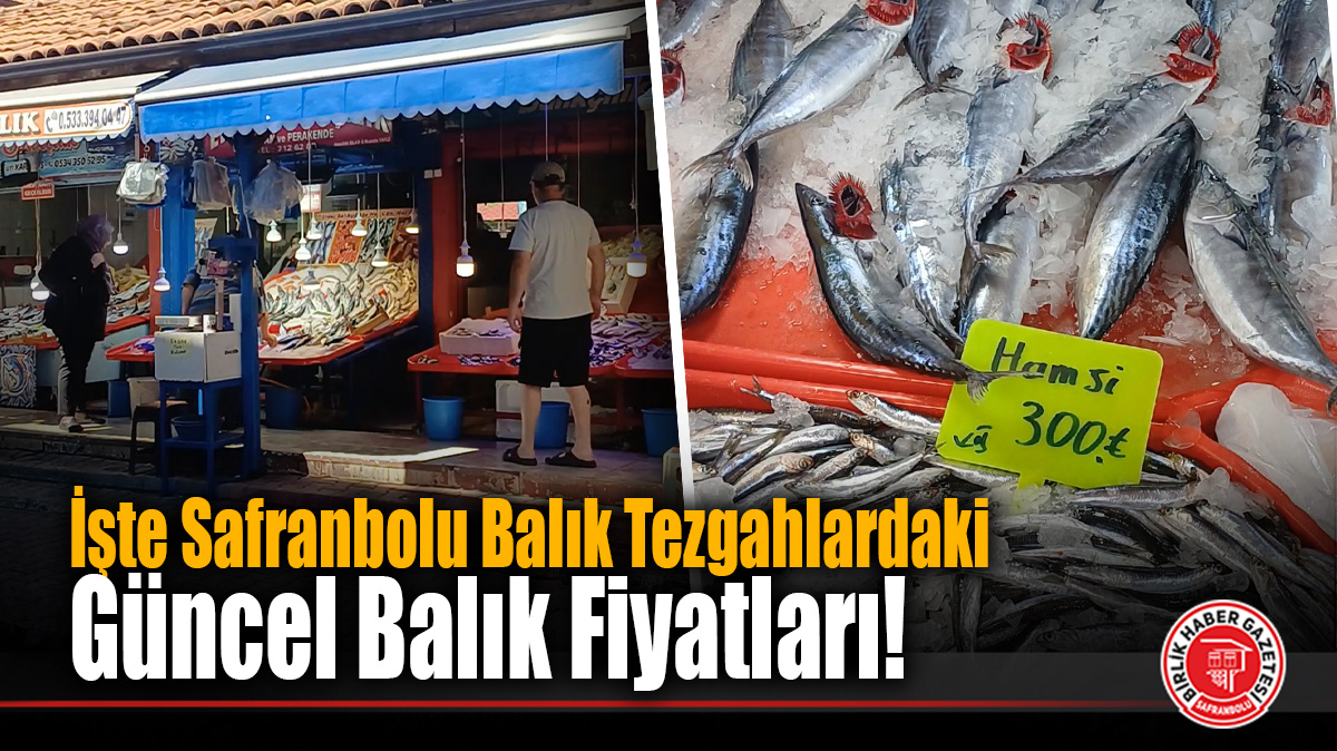 Safranbolu Balık Pazarı’nda Tezgahta En Pahalı Somon, En Çok Satan Palamut