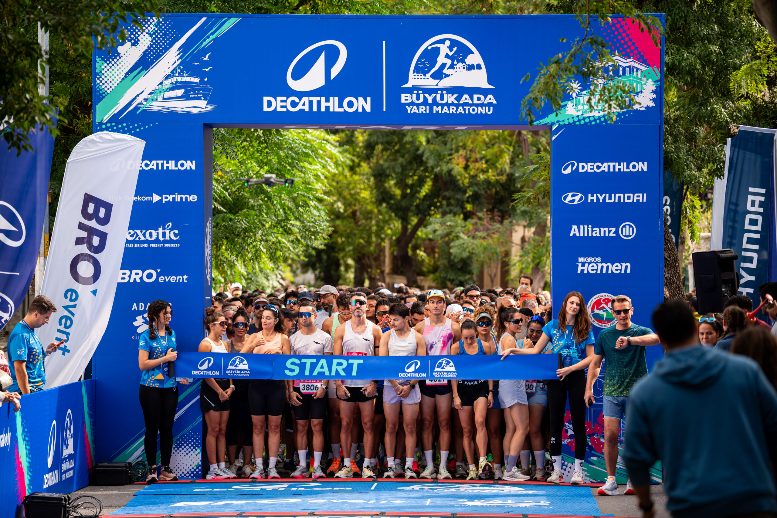 Decathlon Büyükada Yarı Maratonu 4 bin 500’ü aşkın katılımcıyla gerçekleşti