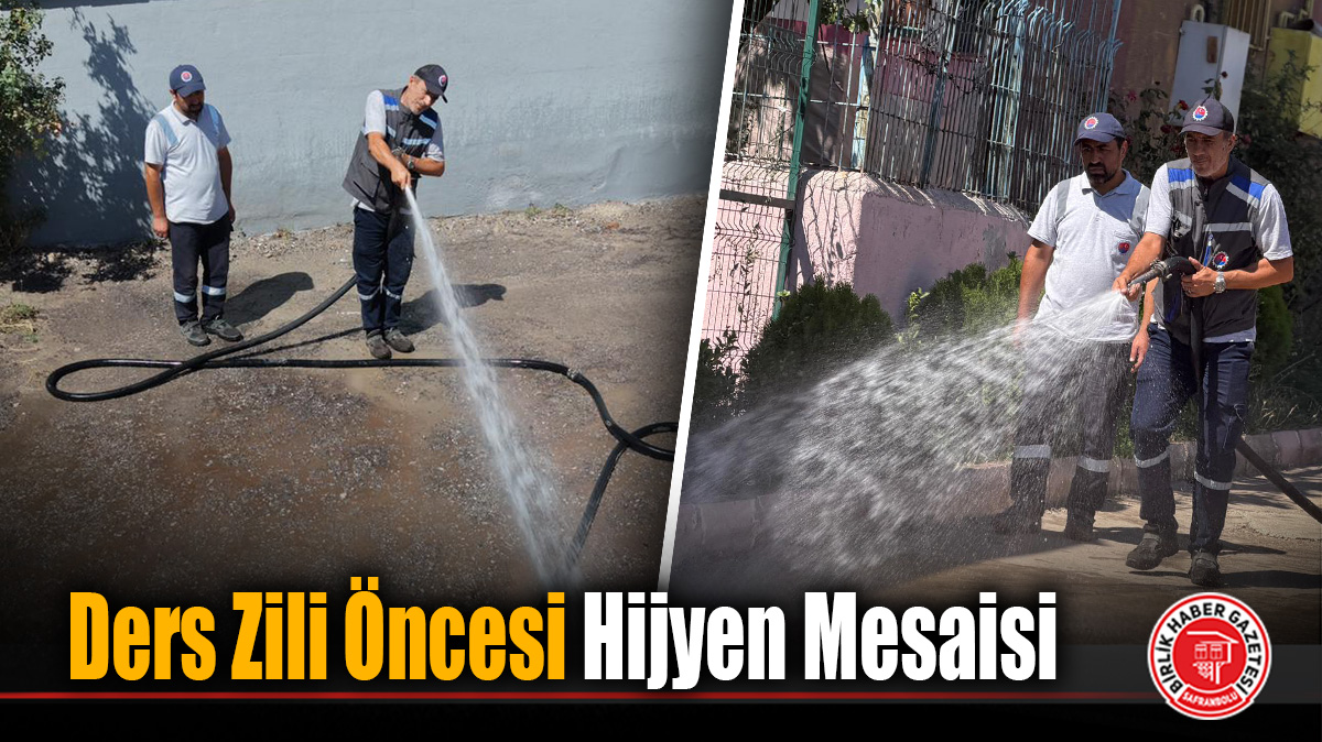 Ders Zili Öncesi Hijyen Mesaisi