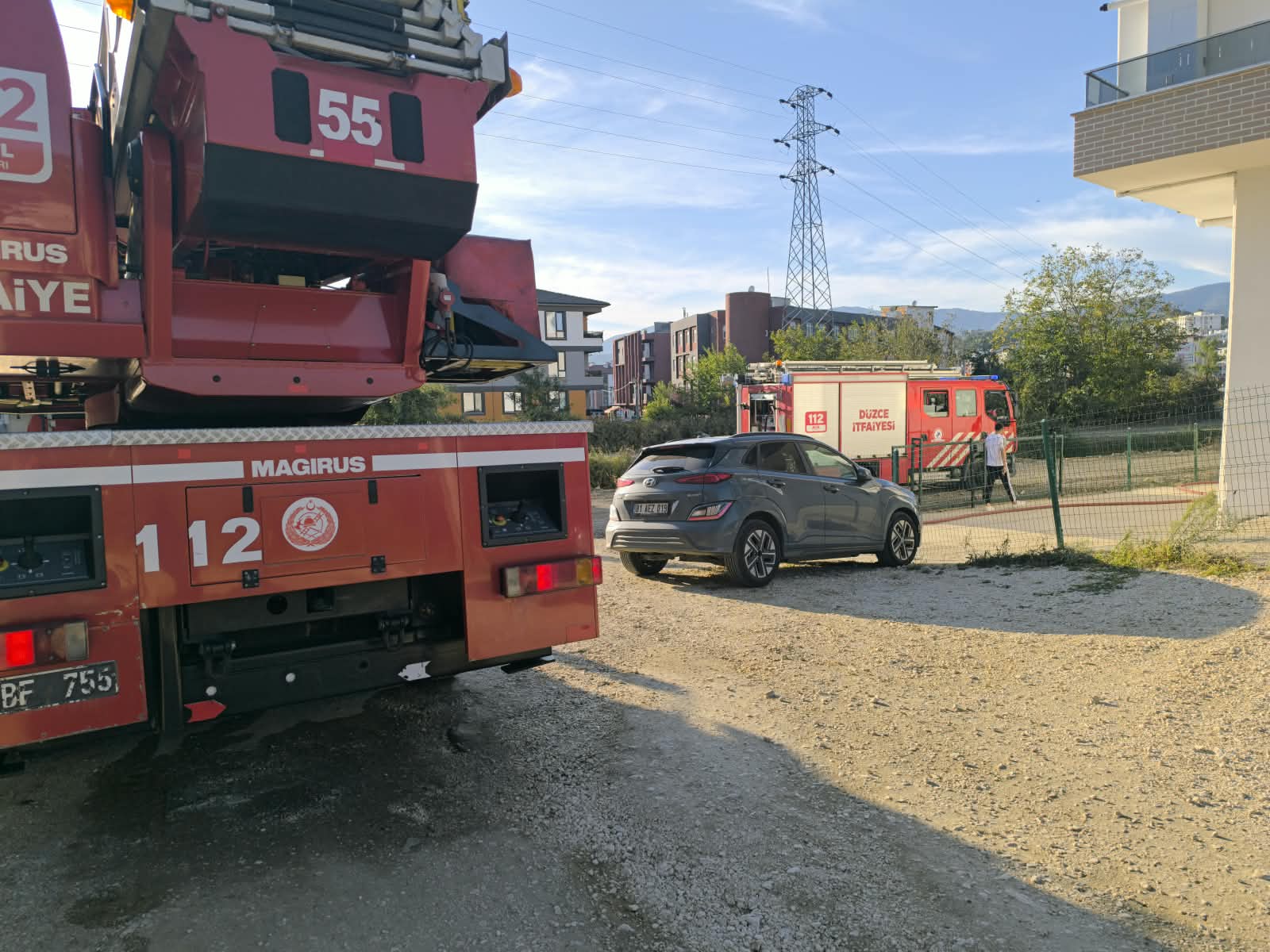 Düzce’de evde çıkan yangın söndürüldü