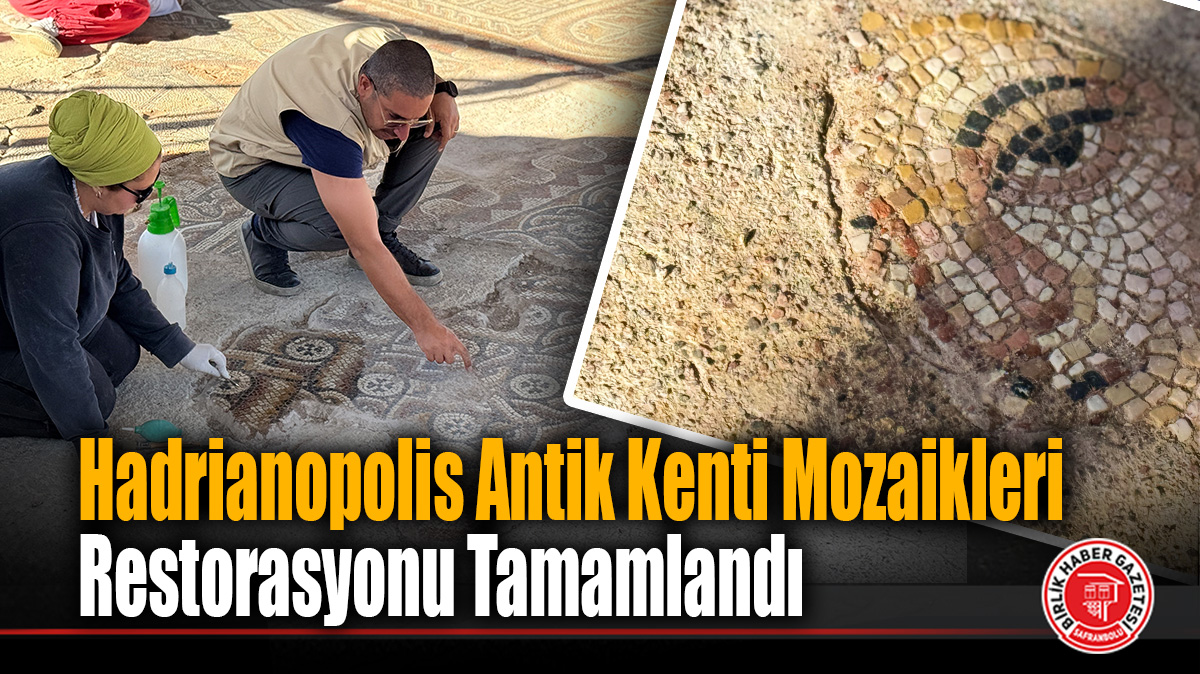 Hadrianopolis Antik Kenti Mozaikleri Restorasyonu Tamamlandı