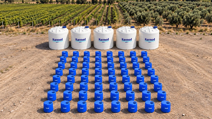 Karmod’un plastik depoları Fransa’da endüstriyel tarımda kullanılacak