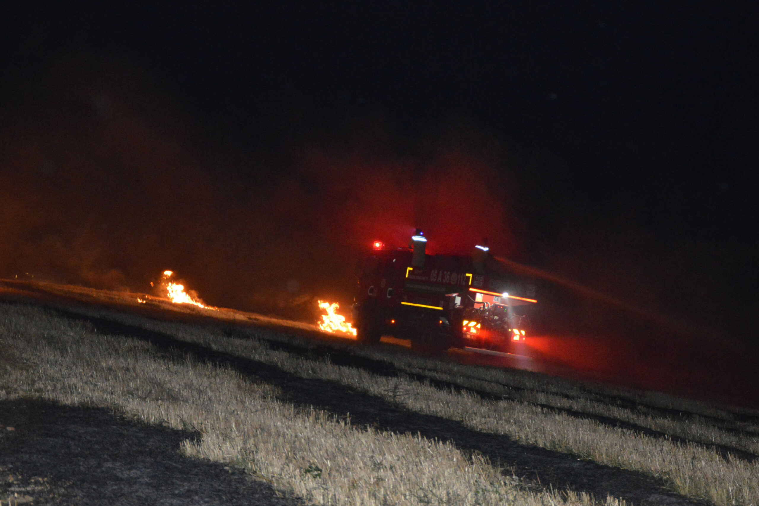Samsun’da anız yangınında yaklaşık 150 dekar tarım arazisi zarar gördü