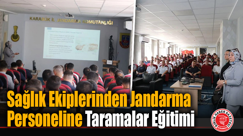 Sağlık Ekiplerinden Jandarma Personeline Taramalar Eğitimi