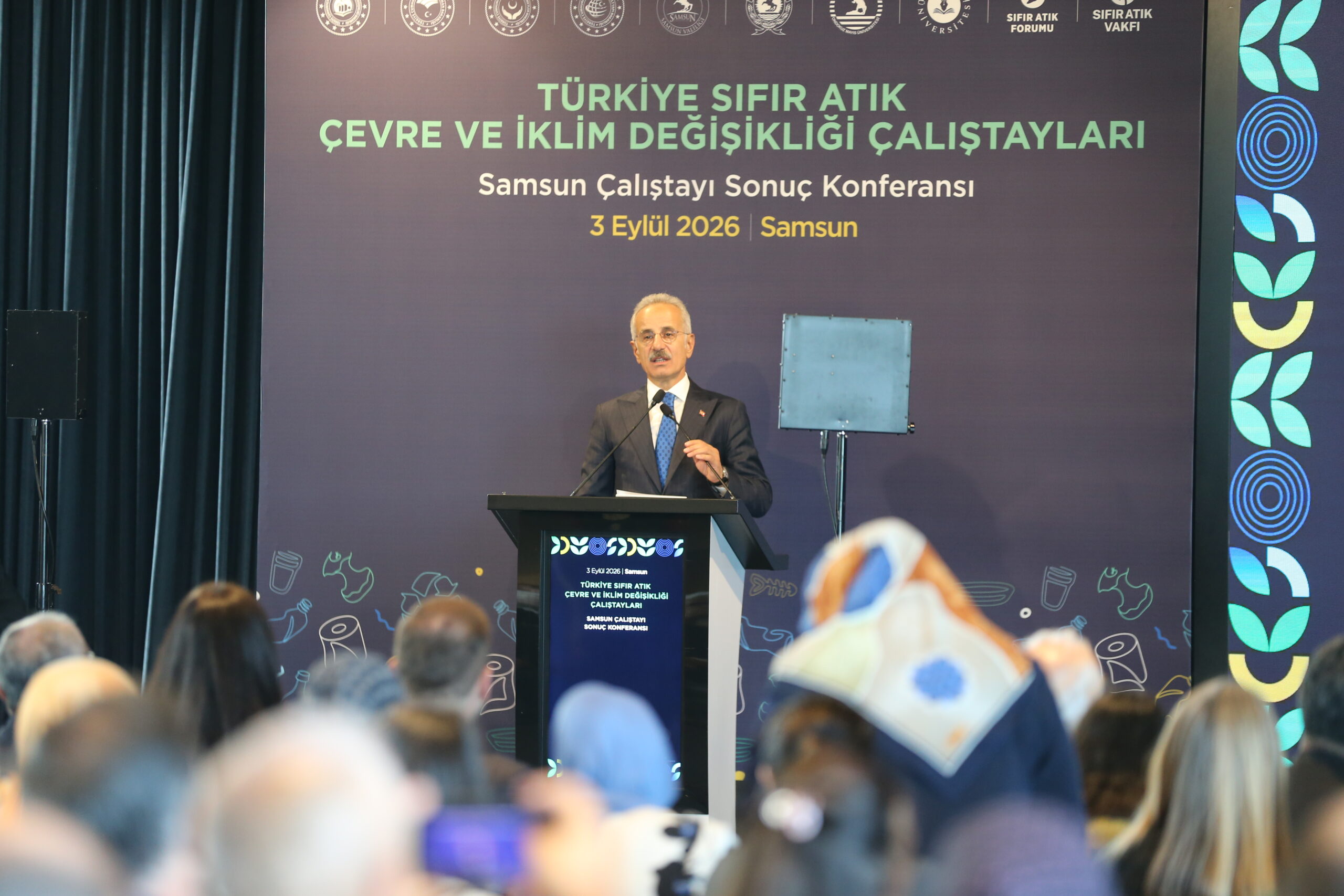 Ulaştırma ve Altyapı Bakanı Uraloğlu, Samsun Sıfır Atık Sonuç Konferansı’nda konuştu: