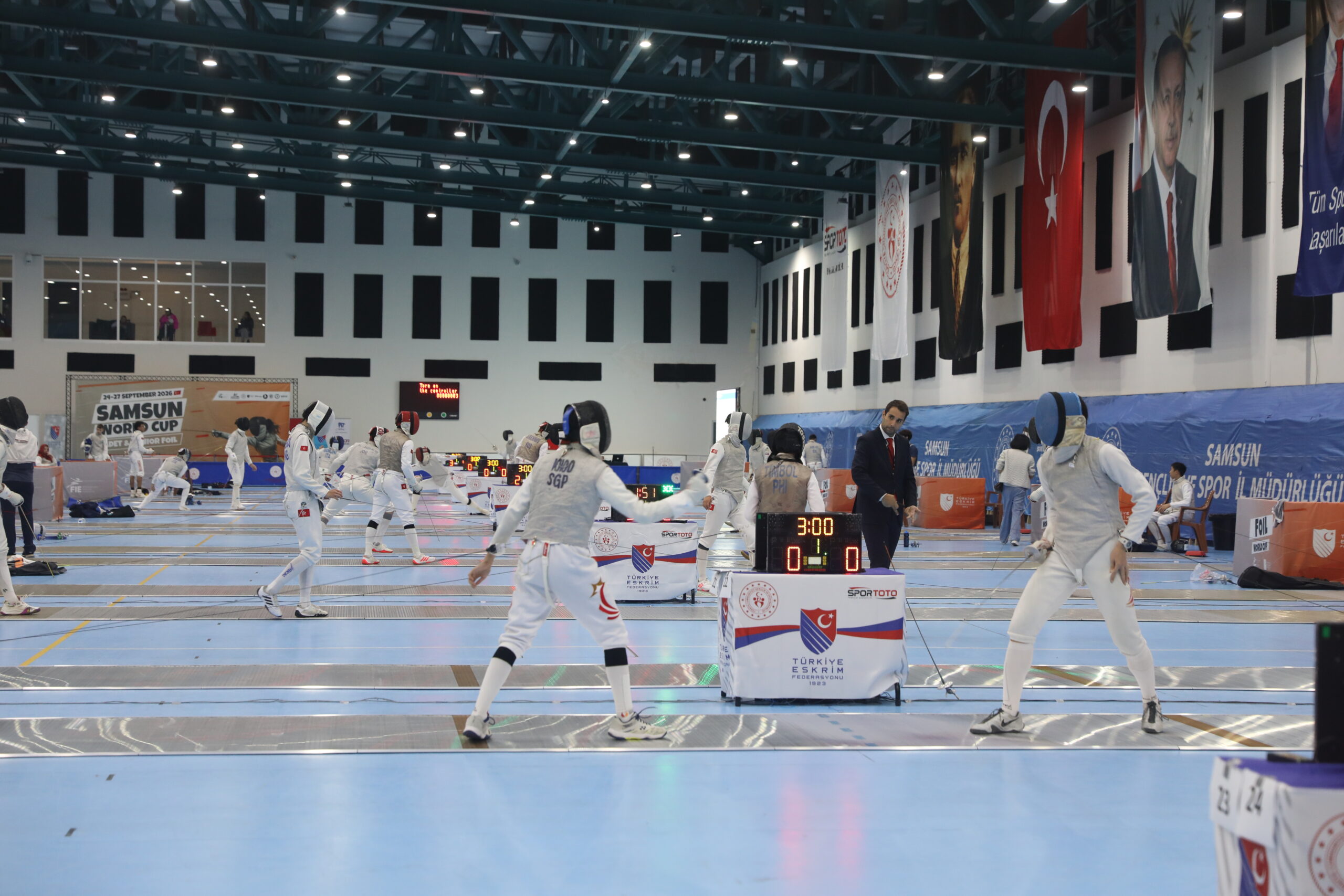 Yıldızlar ve Gençler Flöre Dünya Kupası, Samsun’da başladı