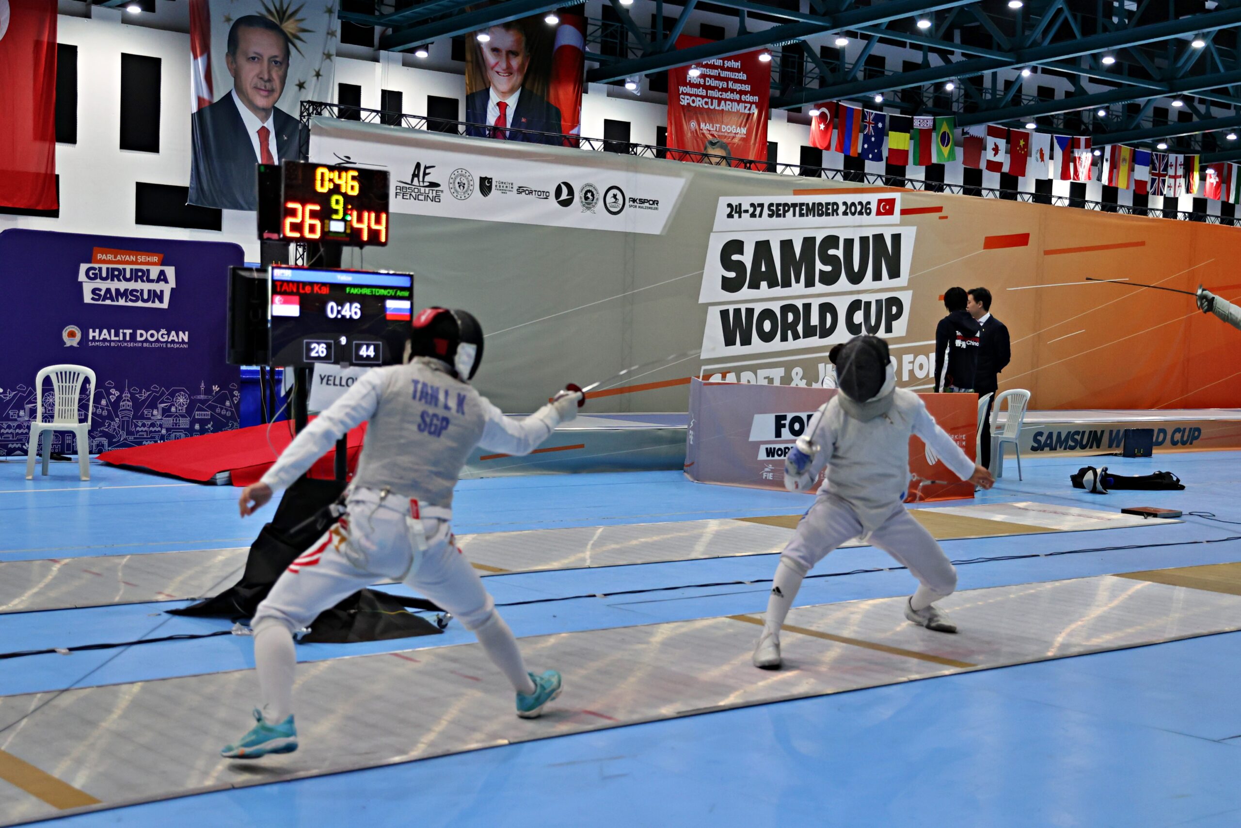 Yıldızlar ve Gençler Flöre Dünya Kupası Samsun’da sona erdi