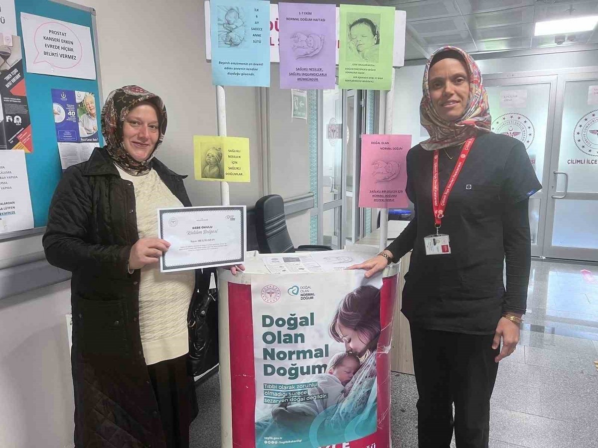 Anne adayları normal doğum konusunda bilgilendirildi
