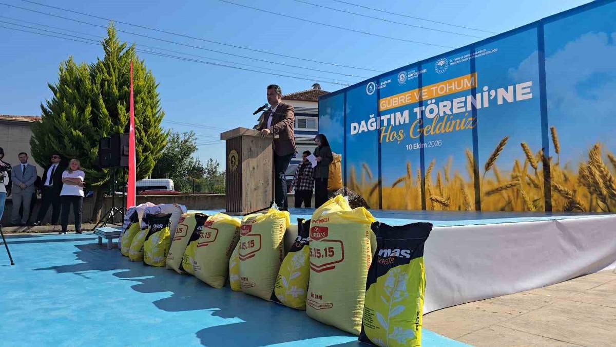 Samsun’da bin 757 üreticiye tohum ve gübre desteği