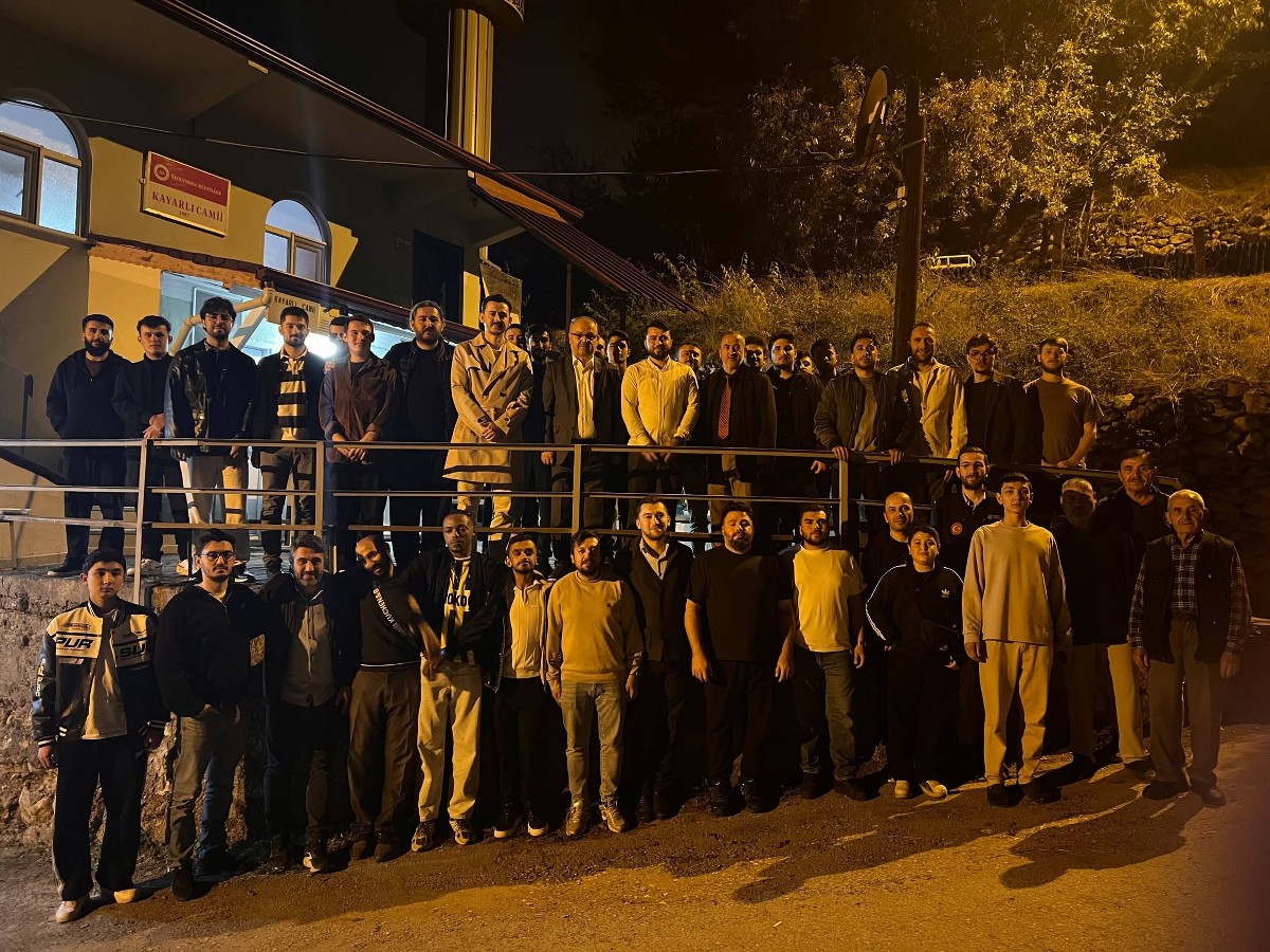 KYK Öğrencileri Kayarlı Mahallesi Camii’nde Buluştu