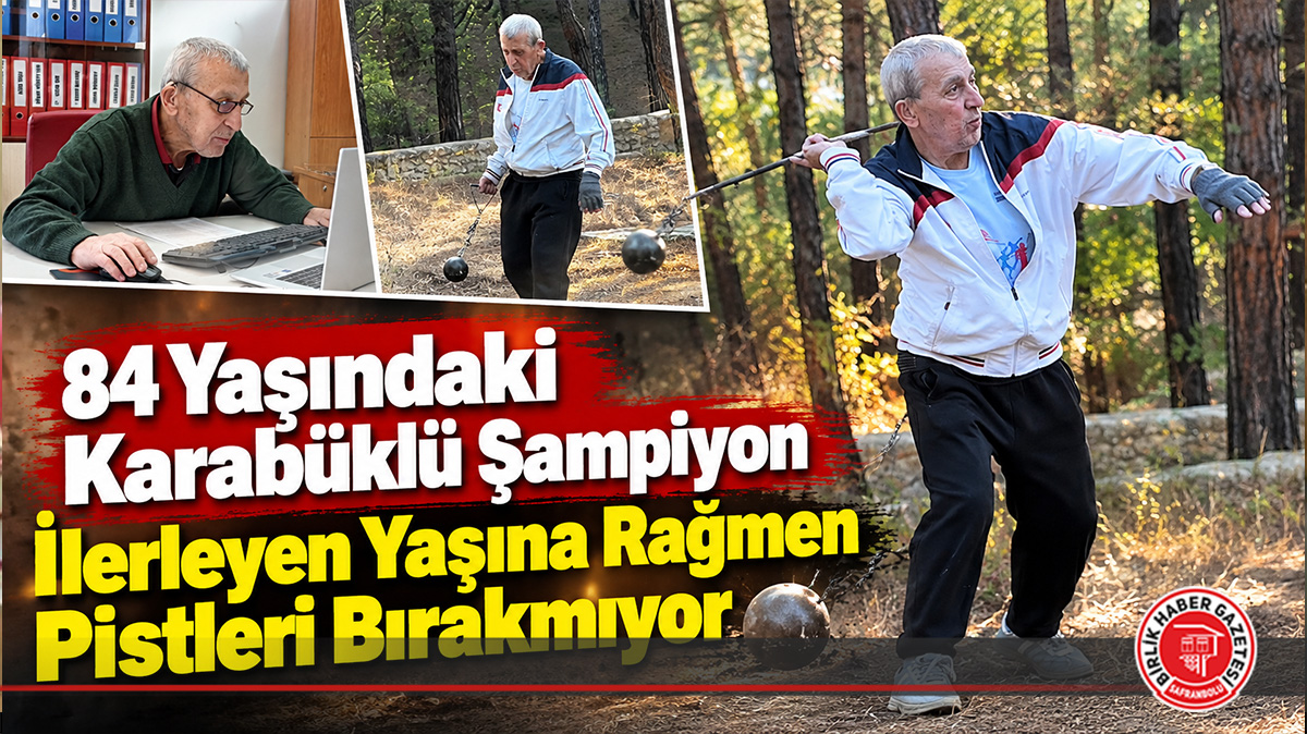 84 Yaşındaki Karabüklü Şampiyon Atlet Orhan Çakır’ın Yeni Hedefi: 100. Madalya!