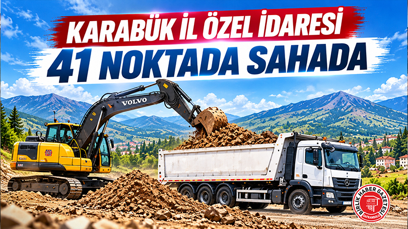 Karabük İl Özel İdaresi 41 Noktada Sahada