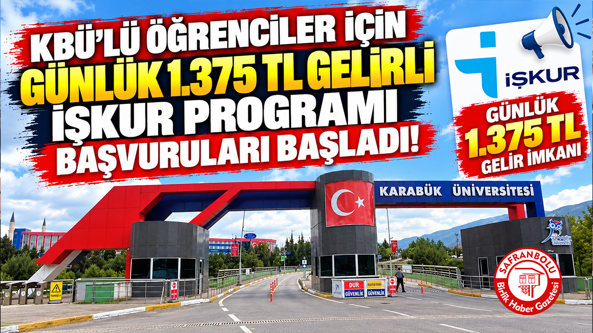 KBÜ’lü Öğrenciler İçin Günlük 1.375 TL Gelirli İŞKUR Programı Başvuruları Başladı!