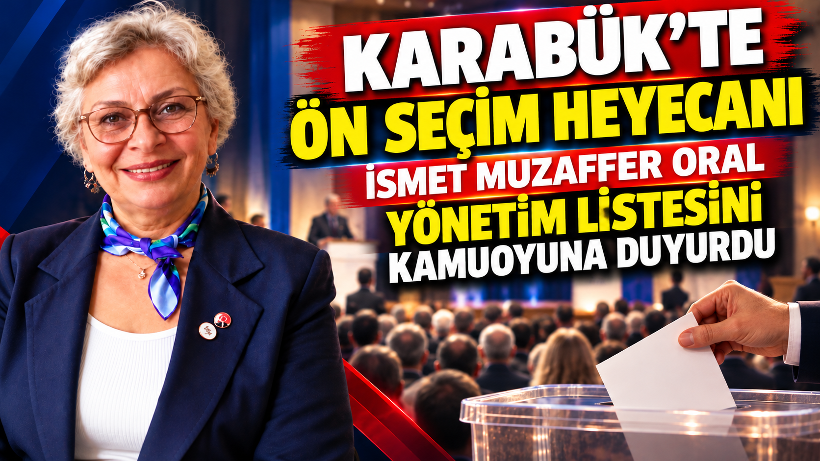 Karabük’te Ön Seçim Heyecanı: İsmet Muzaffer Oral Yönetim Listesini Kamuoyuna Duyurdu