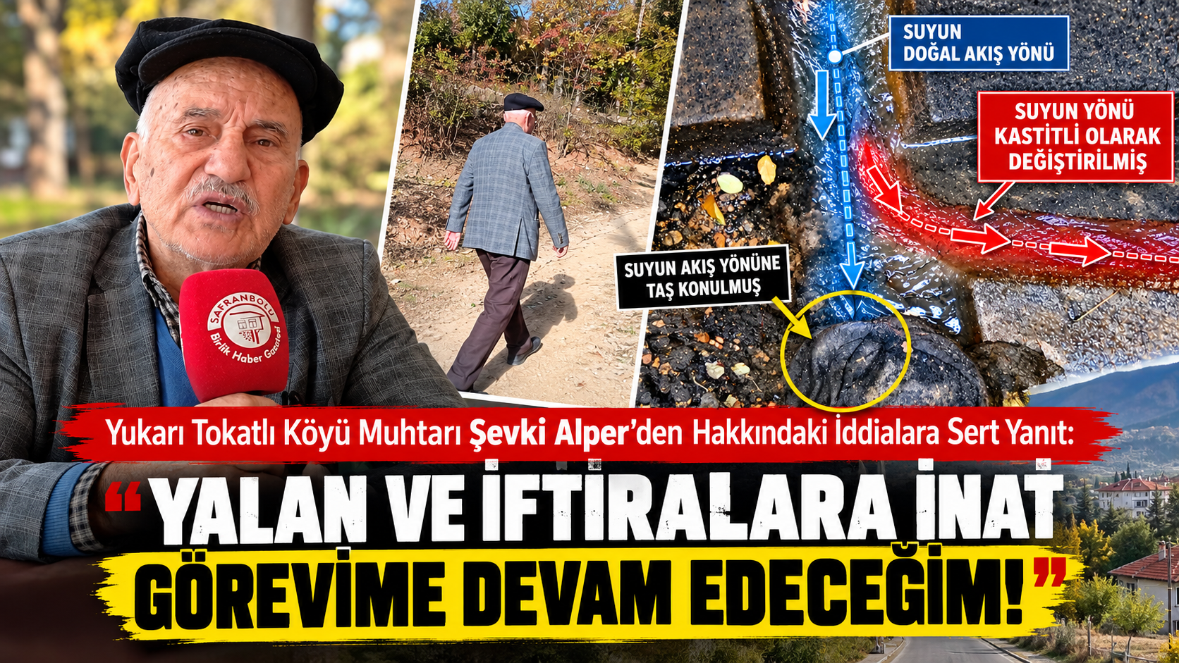 Yukarı Tokatlı Köyü Muhtarı Şevki Alper’den Hakkındaki İddialara Sert Yanıt: “Yalan ve İftiralara İnat Görevime Devam Edeceğim!”