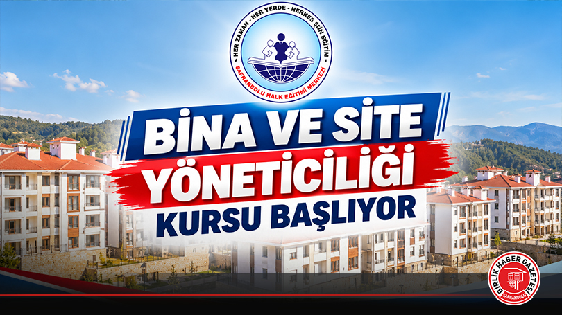 Bina ve Site Yöneticiliği Kursu Başlıyor!