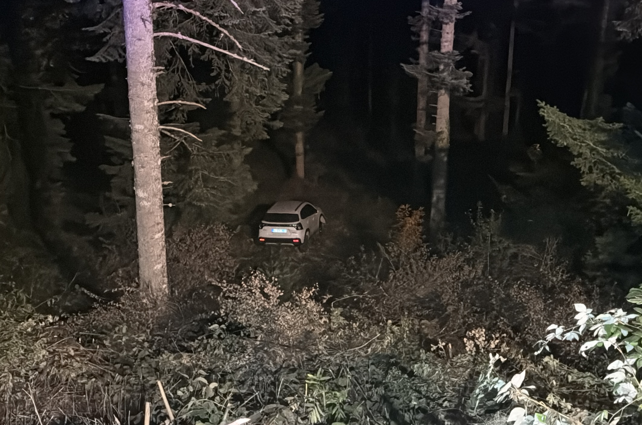 Bolu’da uçuruma yuvarlanan cipteki 4 kişi yaralandı