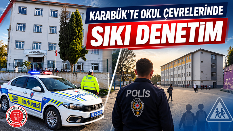 Karabük’te Okul Çevrelerinde Sıkı Denetim