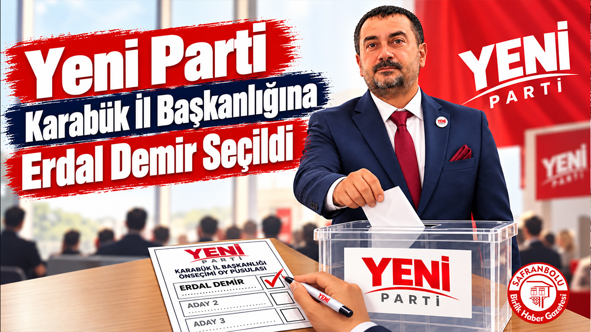 Yeni Parti Karabük İl Başkanlığı’na Erdal Demir Seçildi!
