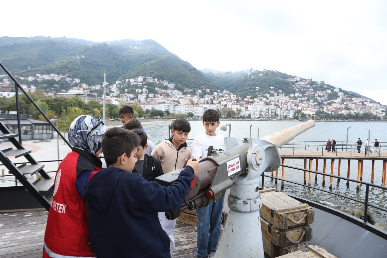 Kahramanmaraşlı çocuklar Ordu’nun tarihi ve doğal güzelliklerini keşfetti
