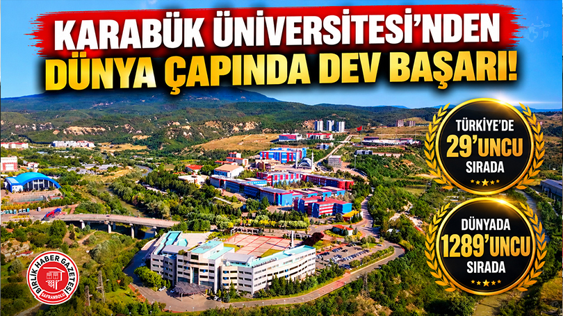 Karabük Üniversitesi’nden Dünya Çapında Dev Başarı: Türkiye’de 29’uncu, Dünyada 1289’uncu Sırada!